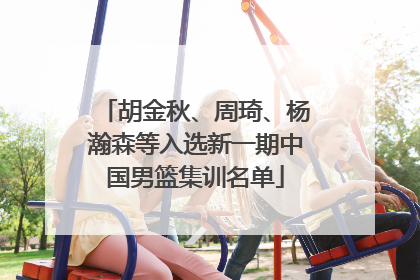 胡金秋、周琦、杨瀚森等入选新一期中国男篮集训名单