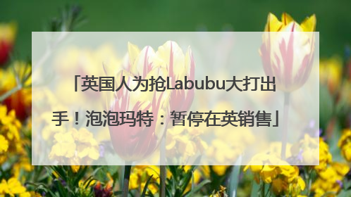 英国人为抢Labubu大打出手！泡泡玛特：暂停在英销售