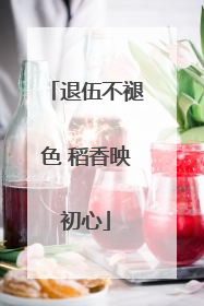 退伍不褪色 稻香映初心