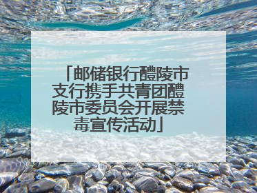 邮储银行醴陵市支行携手共青团醴陵市委员会开展禁毒宣传活动
