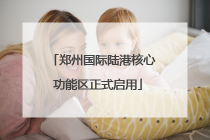 郑州国际陆港核心功能区正式启用