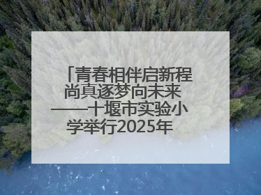 青春相伴启新程 尚真逐梦向未来——十堰市实验小学举行2025年六年级毕业典礼