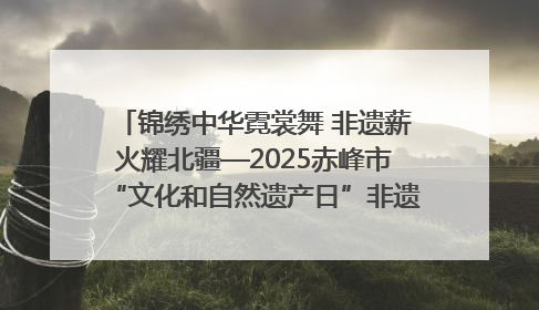 锦绣中华霓裳舞 非遗薪火耀北疆—2025赤峰市“文化和自然遗产日”非遗宣传展示活动纪实