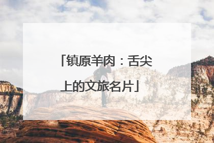 镇原羊肉：舌尖上的文旅名片