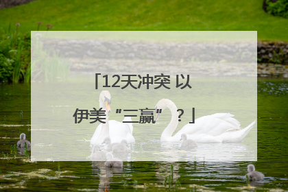 12天冲突 以伊美“三赢”？