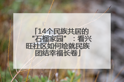 14个民族共居的“石榴家园”：看兴旺社区如何绘就民族团结幸福长卷