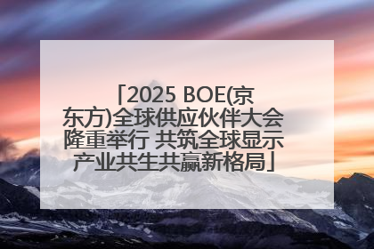 2025 BOE(京东方)全球供应伙伴大会隆重举行 共筑全球显示产业共生共赢新格局