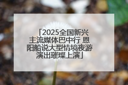 2025全国新兴主流媒体巴中行 恩阳船说大型情境夜游演出璀璨上演