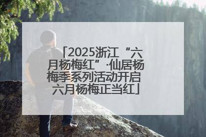 2025浙江“六月杨梅红”·仙居杨梅季系列活动开启 六月杨梅正当红