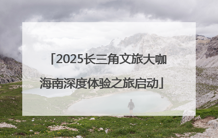 2025长三角文旅大咖海南深度体验之旅启动